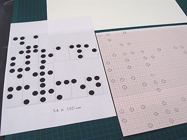 Entwurfskizzen für Braille-Bild